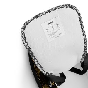 Starry Night High Top Canvas Shoes: Gold Moon