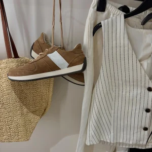 Retro Brown Suede Shoes Handmade Women S Casual